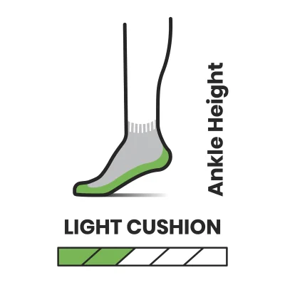 גרביים SMARTWOOL HIKE LIGHT CUSHION ANKLE